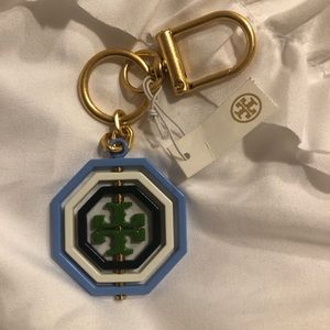 Tory Burch keychain, brand new with tags